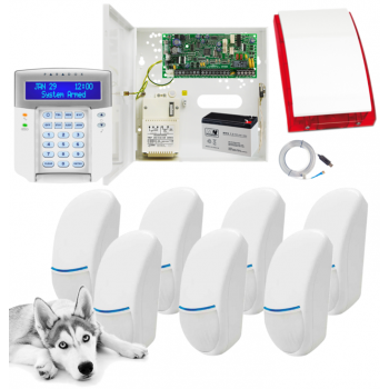 SYSTEM ALARMOWY PARADOX SPECTRA SP4000 + 7 CZUJEK BINGO Plus + K32LCD+ + SP-4001R